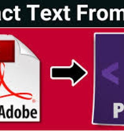 Extract Text from PDF using PHP